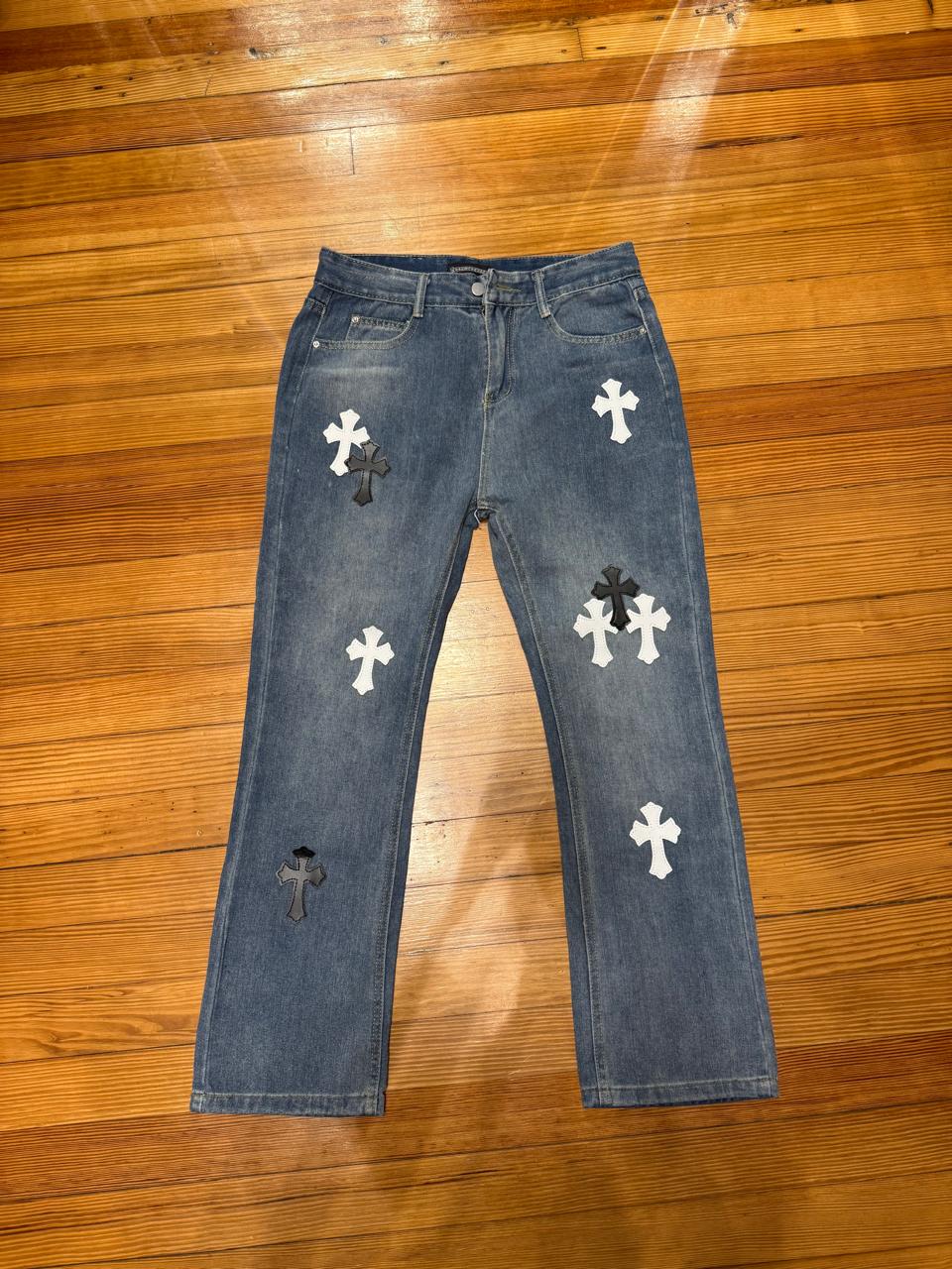 Jean Chrome Hearts